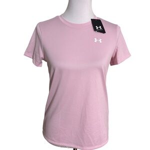 Under Armour Women's Light Pink Short Sleeve T Shirt